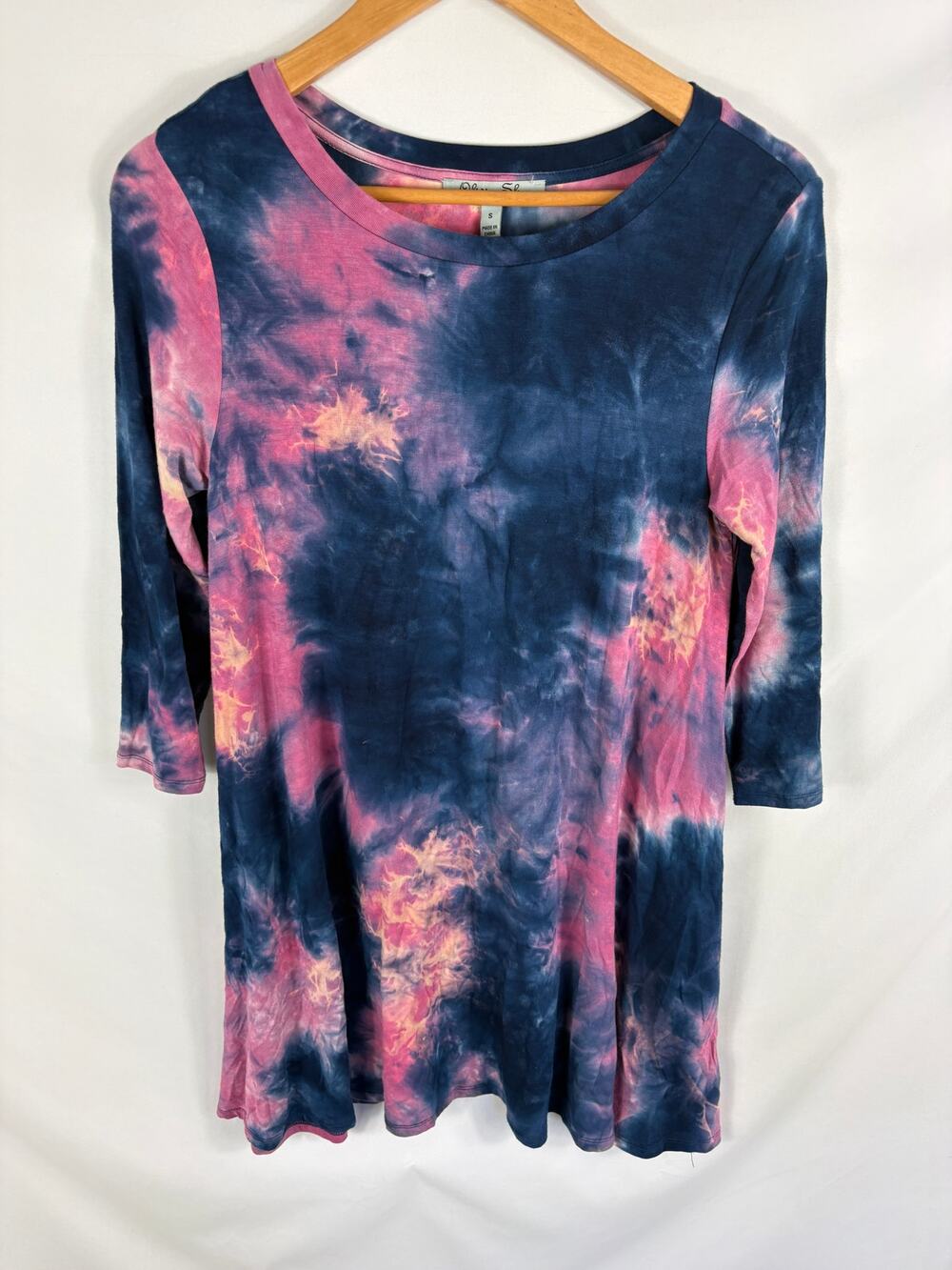 Olivia Sky Tie Dye Tshirt Tunic Dress Size Small